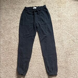 Abercrombie & Fitch Charcoal Soft Knit Pants